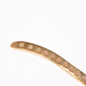 極美品 CHROME HEARTS クロムハーツ BOOK MARKER ANGEL MEDAL ブックマーク エンジェルメダル ダイヤモンド 約28.03g 22k ゴールド 中古 4a007285