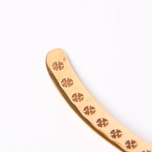 極美品 CHROME HEARTS クロムハーツ BOOK MARKER ANGEL MEDAL ブックマーク エンジェルメダル ダイヤモンド 約28.03g 22k ゴールド 中古 4a007285