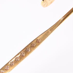 極美品 CHROME HEARTS クロムハーツ BOOK MARKER ANGEL MEDAL ブックマーク エンジェルメダル ダイヤモンド 約28.03g 22k ゴールド 中古 4a007285