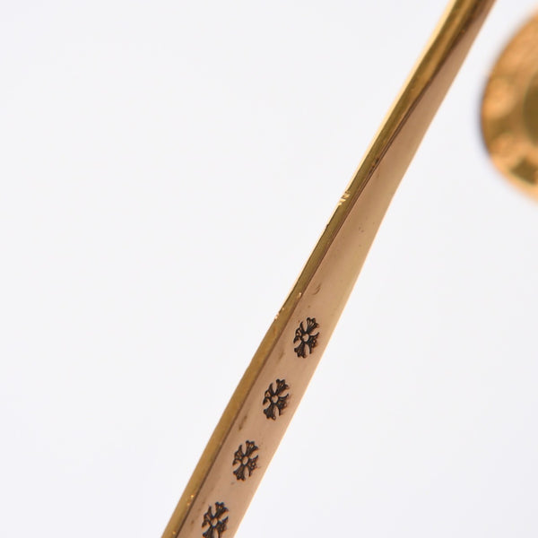 極美品 CHROME HEARTS クロムハーツ BOOK MARKER ANGEL MEDAL ブックマーク エンジェルメダル ダイヤモンド 約28.03g 22k ゴールド 中古 4a007285