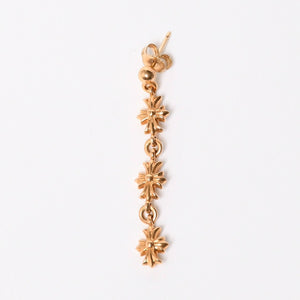 極美品 CHROME HEARTS クロムハーツ 22K タイニーE CHプラス 3ドロップピアス ダイヤモンド 重量約4.43g 中古 4a007332