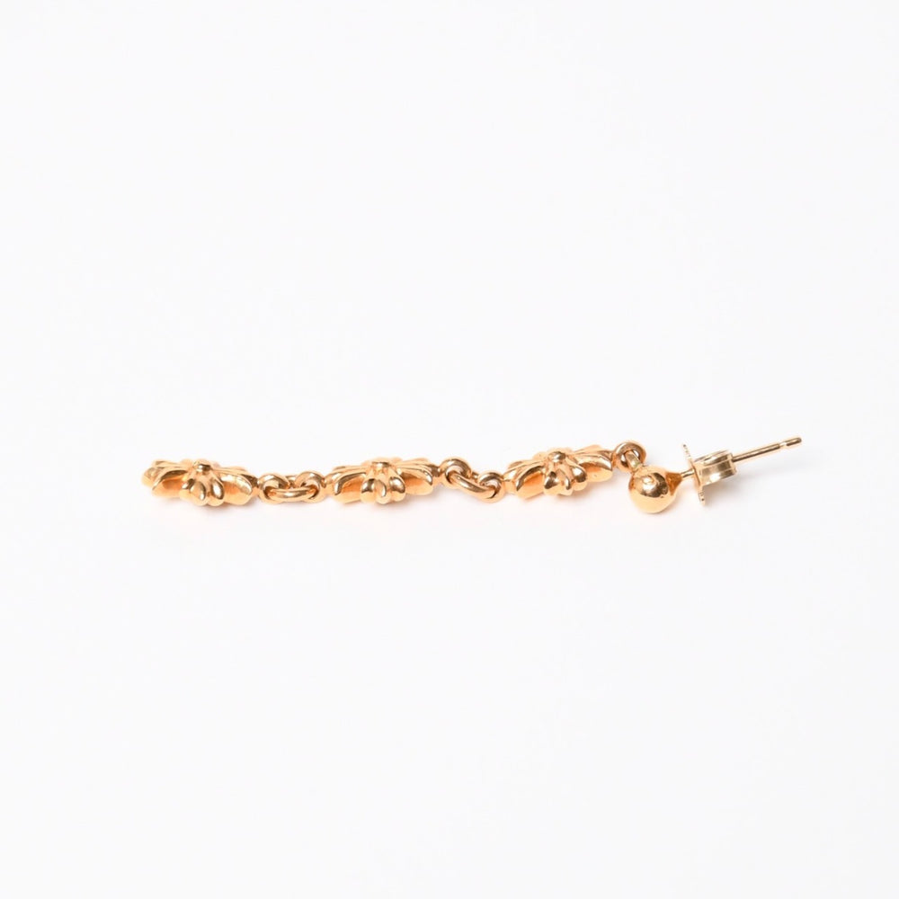 極美品 CHROME HEARTS クロムハーツ 22K タイニーE CHプラス 3ドロップピアス ダイヤモンド 重量約4.43g 中古 4a007332