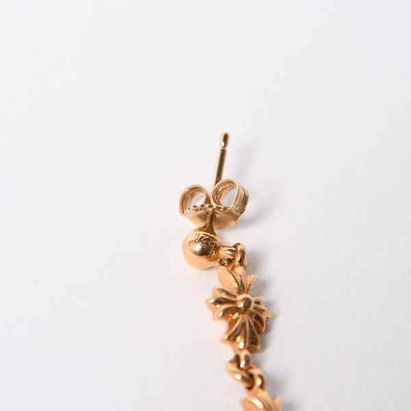 極美品 CHROME HEARTS クロムハーツ 22K タイニーE CHプラス 3ドロップピアス ダイヤモンド 重量約4.43g 中古 4a007332