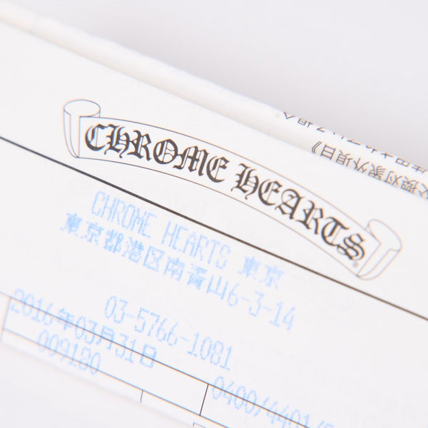 極美品 CHROME HEARTS クロムハーツ 22K ER TNY E PLS DROP1 DMND タイニーE CHプラス 1ドロップピアス 重量約1.62g ダイヤモンド 中古 4a007331