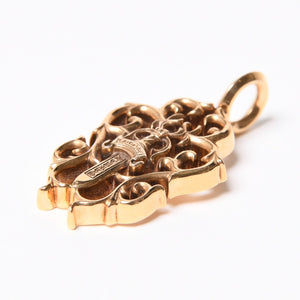 新品同様 CHROME HEARTS クロムハーツ VINE DAGGER ヴァインダガー ペンダントトップ チャーム 重量約23.8g 22K 中古 4a007325