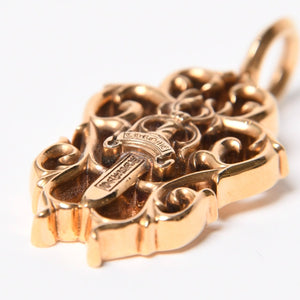 新品同様 CHROME HEARTS クロムハーツ VINE DAGGER ヴァインダガー ペンダントトップ チャーム 重量約23.8g 22K 中古 4a007325