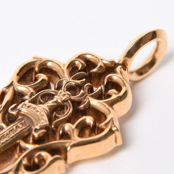 新品同様 CHROME HEARTS クロムハーツ VINE DAGGER ヴァインダガー ペンダントトップ チャーム 重量約23.8g 22K 中古 4a007325
