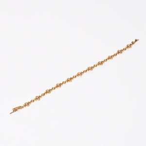 新品同様 CHROME HEARTS クロムハーツ タイニーE CH プラス ブレスレット ダイヤモンド 22K DIA 重量約14.5g 中古 4a007286