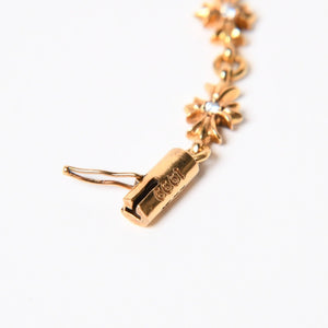 新品同様 CHROME HEARTS クロムハーツ タイニーE CH プラス ブレスレット ダイヤモンド 22K DIA 重量約14.5g 中古 4a007286