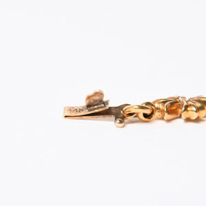 新品同様 CHROME HEARTS クロムハーツ タイニーE CH プラス ブレスレット ダイヤモンド 22K DIA 重量約14.5g 中古 4a007286