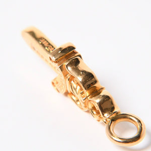 新品未使用 CHROME HEARTS クロムハーツ ダブルダガー ペンダント シルバーネックレストップ 22k 35,7g 中古 4a007277