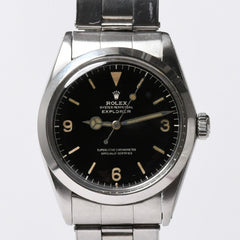 ROLEX ロレックス EXPLORER I エクスプローラー I 腕時計 1016 重量約73.03g AT ステンレススチール 黒文字盤 美品 中古 4a007339