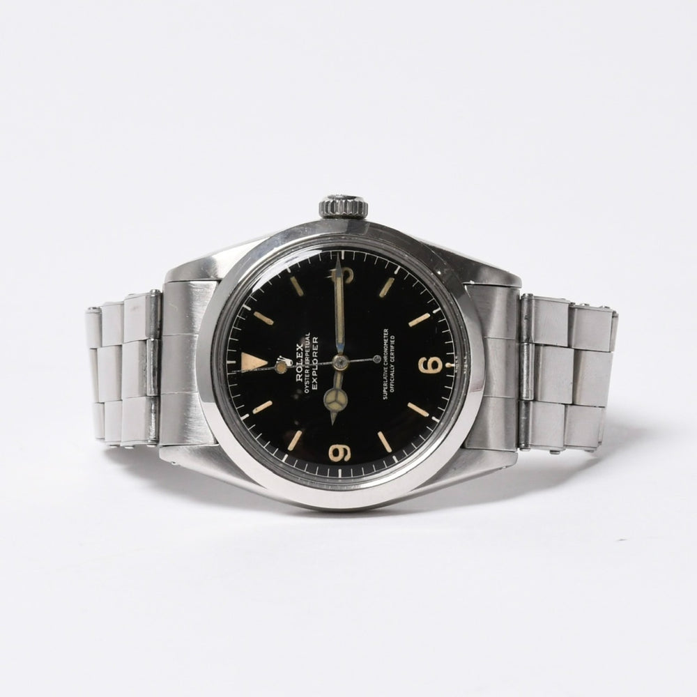 ROLEX ロレックス EXPLORER I エクスプローラー I 腕時計 1016 重量約73.03g AT ステンレススチール 黒文字盤 美品 中古 4a007339