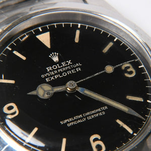 ROLEX ロレックス EXPLORER I エクスプローラー I 腕時計 1016 重量約73.03g AT ステンレススチール 黒文字盤 美品 中古 4a007339