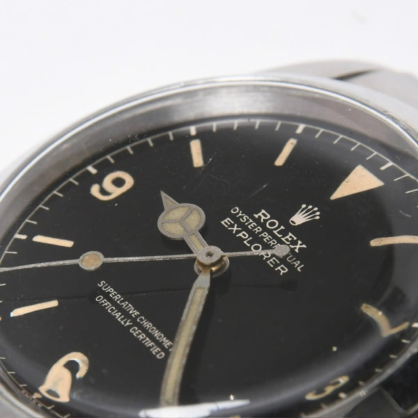ROLEX ロレックス EXPLORER I エクスプローラー I 腕時計 1016 重量約73.03g AT ステンレススチール 黒文字盤 美品 中古 4a007339