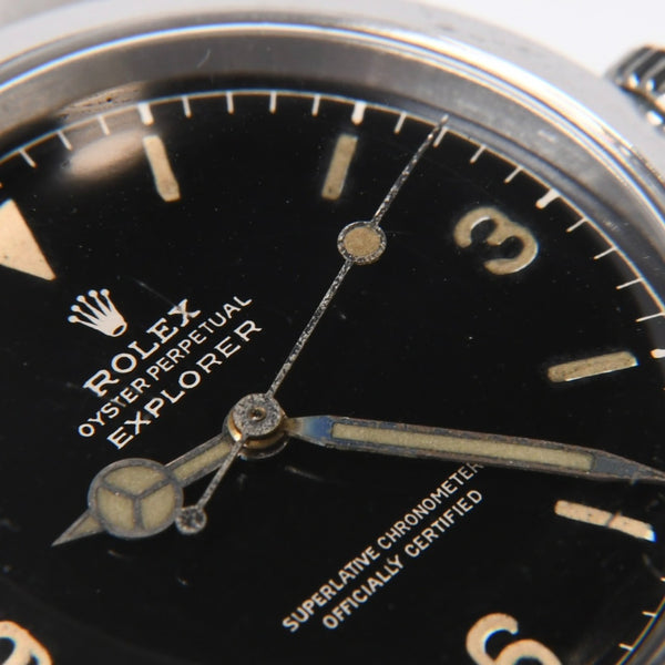ROLEX ロレックス EXPLORER I エクスプローラー I 腕時計 1016 重量約73.03g AT ステンレススチール 黒文字盤 美品 中古 4a007339