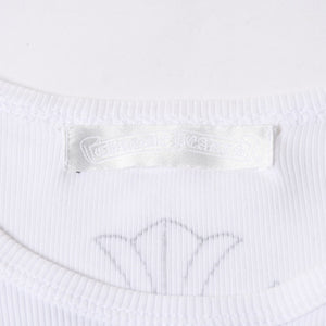 CHROME HEARTS クロムハーツ 半袖Tシャツ サイズS CHクロス セメタリークロス ホースシュー ホワイト ブラック 美品 中古 4a007318