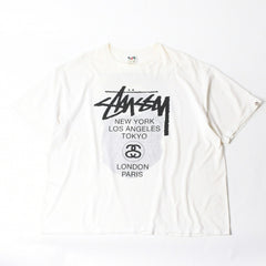 A BATHING APE × STUSSY アベイシングエイプ × ステューシー ILL COLLABORATION 半袖Tシャツ 半袖 サイズXXXL Tシャツ 美品 中古 4a007388