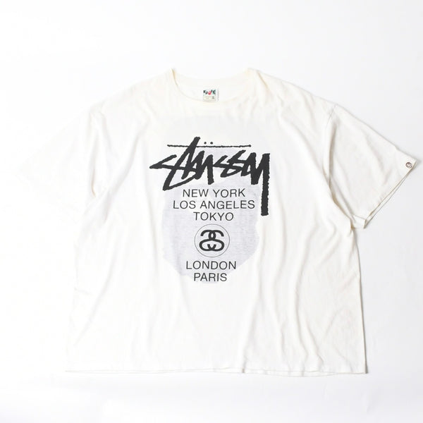 A BATHING APE × STUSSY アベイシングエイプ × ステューシー ILL COLLABORATION 半袖Tシャツ 半袖 サイズXXXL Tシャツ 美品 中古 4a007388
