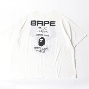 A BATHING APE × STUSSY アベイシングエイプ × ステューシー ILL COLLABORATION 半袖Tシャツ 半袖 サイズXXXL Tシャツ 美品 中古 4a007388