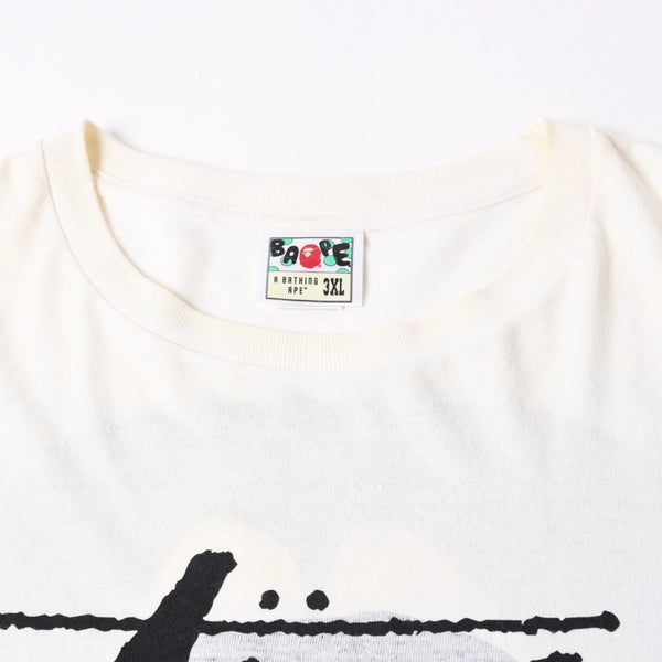 A BATHING APE × STUSSY アベイシングエイプ × ステューシー ILL COLLABORATION 半袖Tシャツ 半袖 サイズXXXL Tシャツ 美品 中古 4a007388