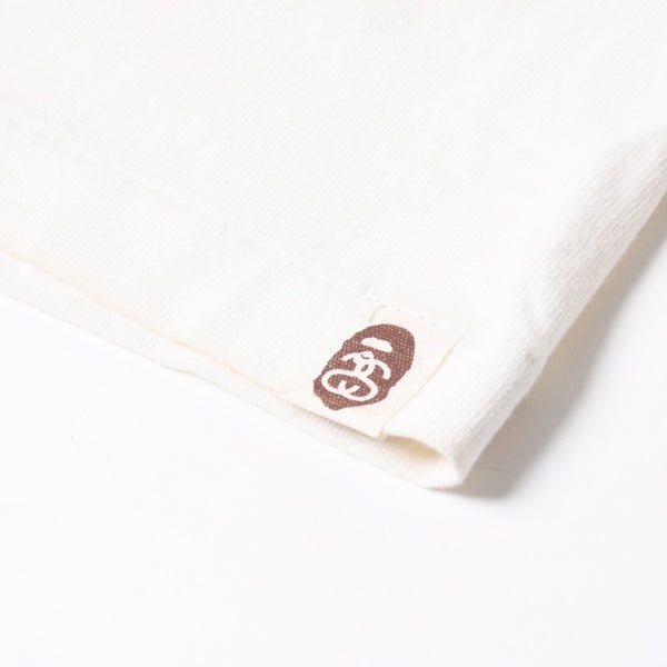 A BATHING APE × STUSSY アベイシングエイプ × ステューシー ILL COLLABORATION 半袖Tシャツ 半袖 サイズXXXL Tシャツ 美品 中古 4a007388