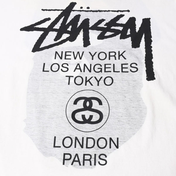 A BATHING APE × STUSSY アベイシングエイプ × ステューシー ILL COLLABORATION 半袖Tシャツ 半袖 サイズXXXL Tシャツ 美品 中古 4a007388