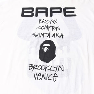 A BATHING APE × STUSSY アベイシングエイプ × ステューシー ILL COLLABORATION 半袖Tシャツ 半袖 サイズXXXL Tシャツ 美品 中古 4a007388