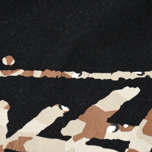 A BATHING APE×stussy アベイシングエイプ ステューシー BAPE シャーク カモ柄 半袖Tシャツ サイズ3XL 美品 中古 4a007402