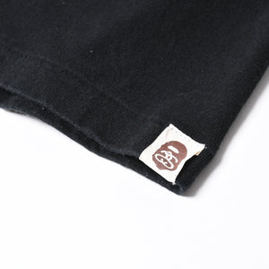 A BATHING APE×stussy アベイシングエイプ ステューシー BAPE シャーク カモ柄 半袖Tシャツ サイズ3XL 美品 中古 4a007402