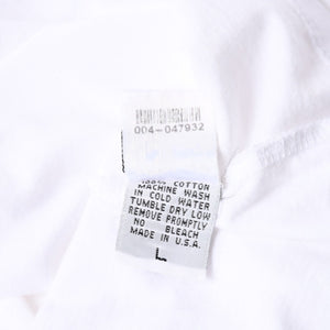 極美品 CHROME HEARTS クロムハーツ 半袖Tシャツ サイズL フローラルクロス プリント ホワイト ブラック 中古 4a007556