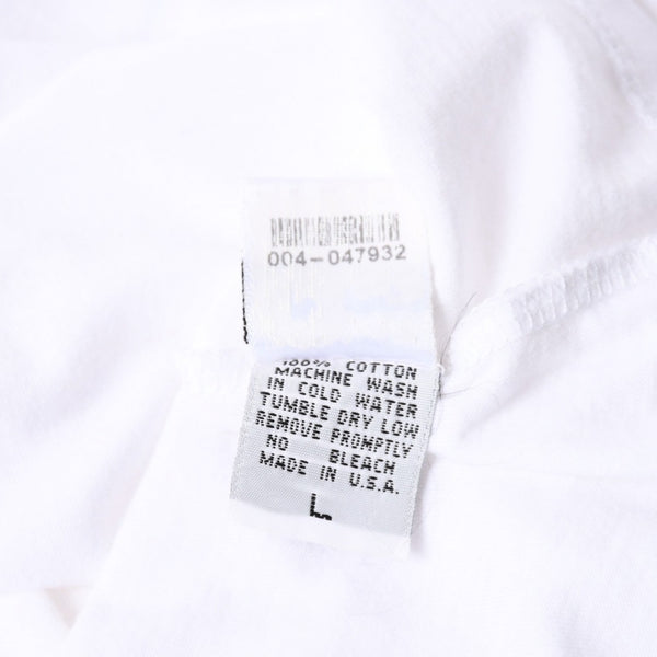 極美品 CHROME HEARTS クロムハーツ 半袖Tシャツ サイズL フローラルクロス プリント ホワイト ブラック 中古 4a007556