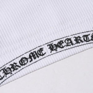 CHROME HEARTS クロムハーツ 半袖Tシャツ サイズS CHクロス セメタリークロス ホースシュー ホワイト ブラック 美品 中古 4a007318
