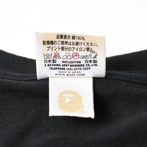 A BATHING APE×RSVP Gallery ×アベイシングエイプ アール エス ブイ ピー ギャラリー BAPE ベイプ 半袖 Tシャツ サイズ3XL ブラック 美品 中古 4a007410