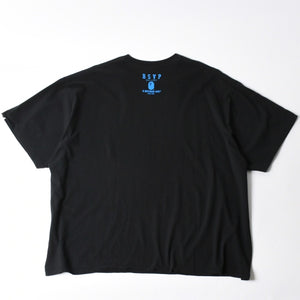 A BATHING APE×RSVP Gallery ×アベイシングエイプ アール エス ブイ ピー ギャラリー BAPE ベイプ 半袖 Tシャツ サイズ3XL ブラック 美品 中古 4a007410