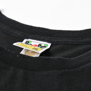 A BATHING APE アベイシングエイプ 半袖Tシャツ bape ベイプ トランプ サイズ3XL ブラック レッド 美品 中古 4a007379