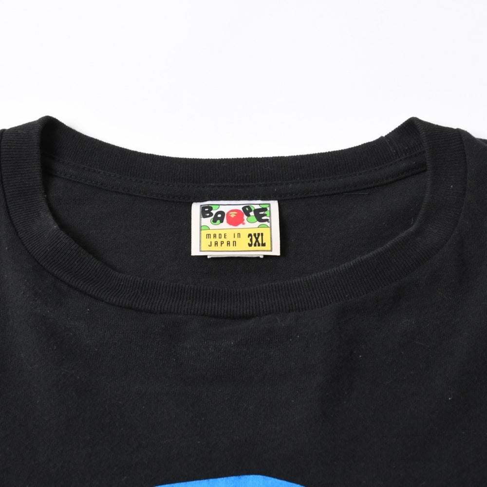 A BATHING APE×RSVP Gallery ×アベイシングエイプ アール エス ブイ ピー ギャラリー BAPE ベイプ 半袖 Tシャツ サイズ3XL ブラック 美品 中古 4a007410