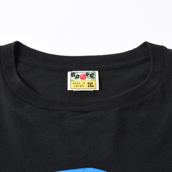 A BATHING APE×RSVP Gallery ×アベイシングエイプ アール エス ブイ ピー ギャラリー BAPE ベイプ 半袖 Tシャツ サイズ3XL ブラック 美品 中古 4a007410
