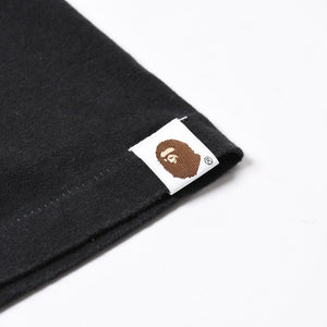 A BATHING APE アベイシングエイプ 半袖Tシャツ bape ベイプ トランプ サイズ3XL ブラック レッド 美品 中古 4a007379