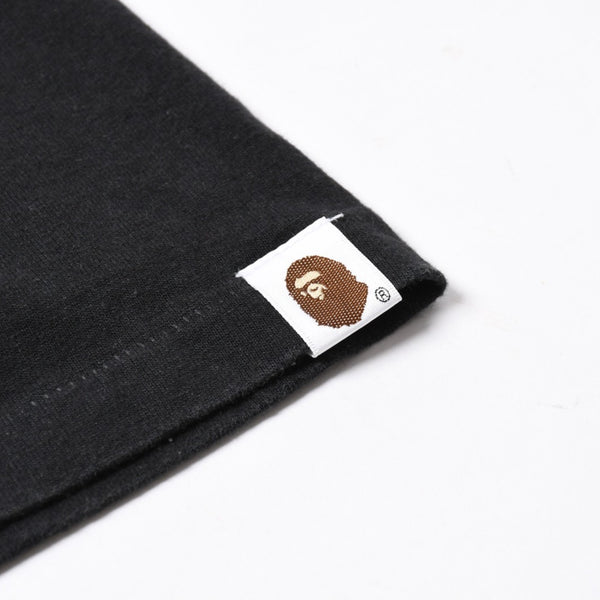 A BATHING APE アベイシングエイプ 半袖Tシャツ bape ベイプ トランプ サイズ3XL ブラック レッド 美品 中古 4a007379