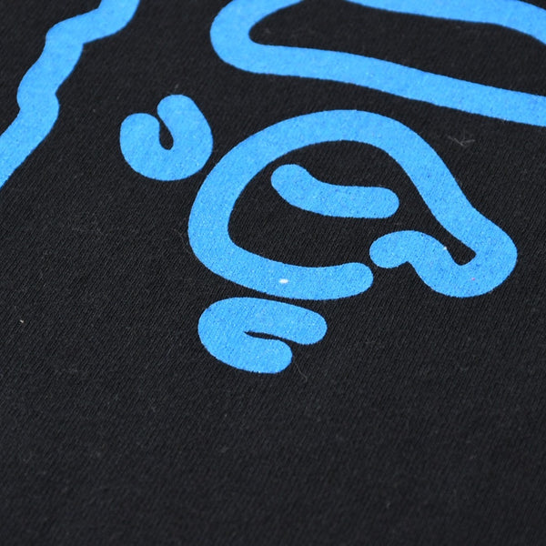 A BATHING APE×RSVP Gallery ×アベイシングエイプ アール エス ブイ ピー ギャラリー BAPE ベイプ 半袖 Tシャツ サイズ3XL ブラック 美品 中古 4a007410