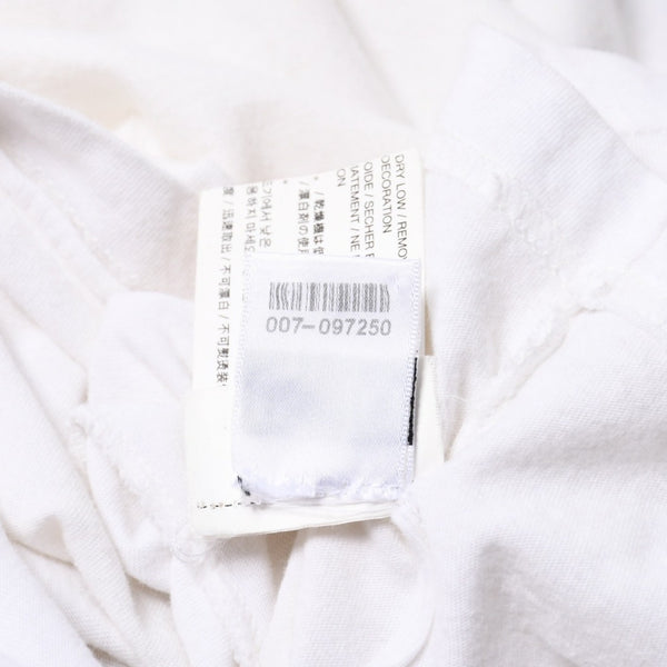 CHROME HEARTS クロムハーツ 半袖Tシャツ サイズXXL セメタリークロス CHクロス スクロールラベル ロゴ ホワイト 良品 中古 4a007417