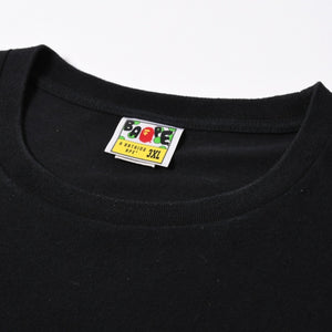 A BATHING APE アベイシングエイプ 大猿 カモフラージュ 半袖 Tシャツ コットン ブラック パープル サイズ3XL 美品 中古 4a007411