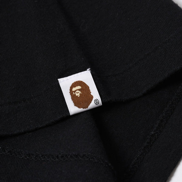 A BATHING APE アベイシングエイプ 大猿 カモフラージュ 半袖 Tシャツ コットン ブラック パープル サイズ3XL 美品 中古 4a007411