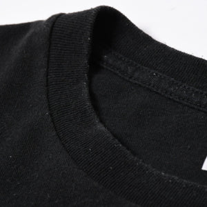 A BATHING APE アベイシングエイプ Ape Shall Never Kill Ape 半袖Tシャツ コットン ブラック ホワイト サイズ3XL 良品 中古 4a007422