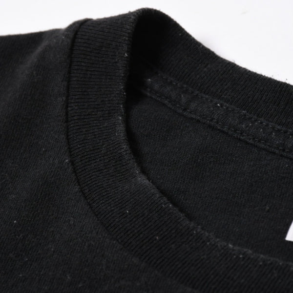 A BATHING APE アベイシングエイプ Ape Shall Never Kill Ape 半袖Tシャツ コットン ブラック ホワイト サイズ3XL 良品 中古 4a007422