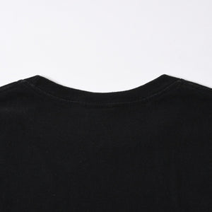 A BATHING APE アベイシングエイプ Ape Shall Never Kill Ape 半袖Tシャツ コットン ブラック ホワイト サイズ3XL 良品 中古 4a007422