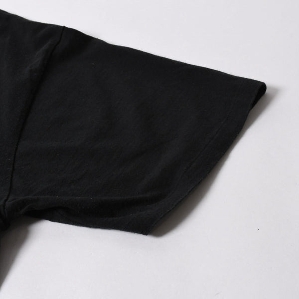 A BATHING APE アベイシングエイプ Ape Shall Never Kill Ape 半袖Tシャツ コットン ブラック ホワイト サイズ3XL 良品 中古 4a007422
