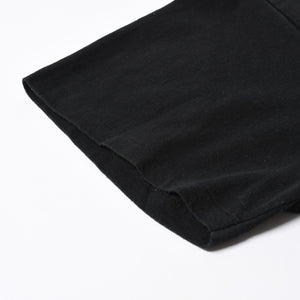 A BATHING APE アベイシングエイプ Ape Shall Never Kill Ape 半袖Tシャツ コットン ブラック ホワイト サイズ3XL 良品 中古 4a007422