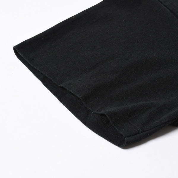 A BATHING APE アベイシングエイプ Ape Shall Never Kill Ape 半袖Tシャツ コットン ブラック ホワイト サイズ3XL 良品 中古 4a007422